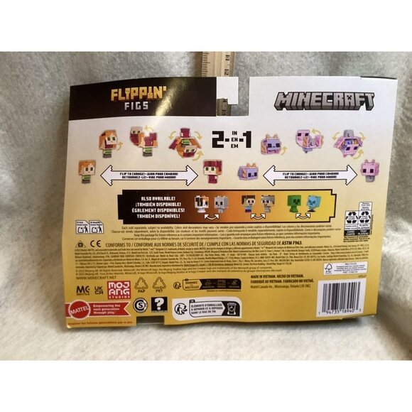 Minecraft Flippin Figs 2-In-1 Figure Set - Picture 3 of 3